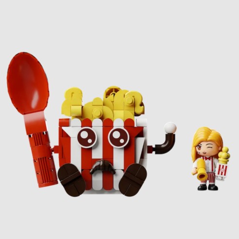Set de Construction Pantasy Máquina Palomitas 27 cm