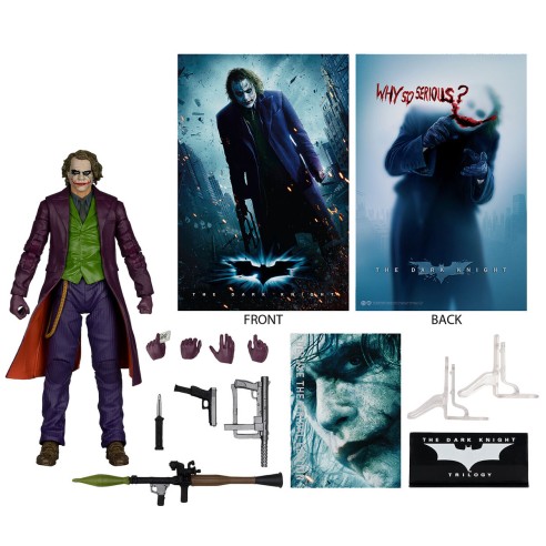 Figura The Joker - The Dark Knight DC Multiverse Deluxe Theatrical Edition 18 cm