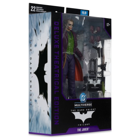 Figura The Joker - The Dark Knight DC Multiverse Deluxe Theatrical Edition 18 cm