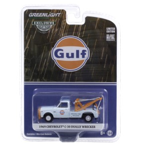 Grua Chevrolet C-30 Dually Wrecker Gulf Oil (1969) Escala 1:64 2