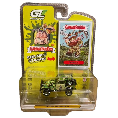 Coche Jeep YJ - Duck Solid Pack Garbage Pail Kids Escala 1:64