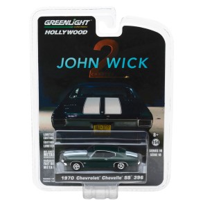 Coche Chevrolet Chevelle SS 396 "John Wick 2" (1970) Escala 1:64 2
