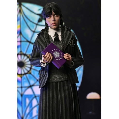 Pack 2 Figura Wednesday Addams (Nevermore Uniform) y Enid 20 cm