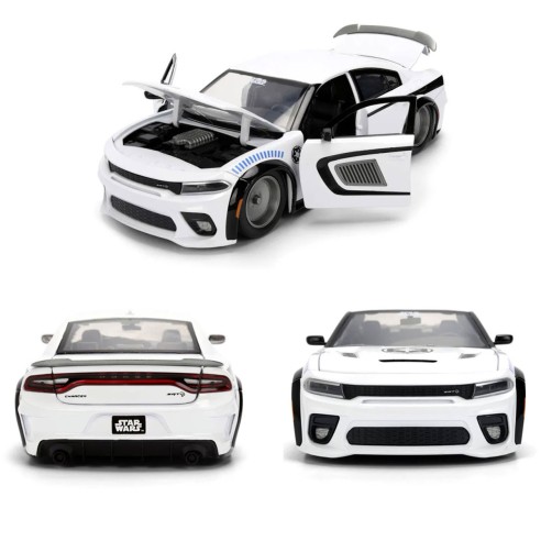 Coche Stormtrooper Dodge Charger SRT Hellcat Star Wars Escala 1:24 