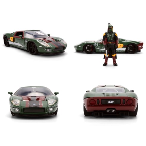 Coche Boba Fett 2005 Ford GT Star Wars Escala 1:24 