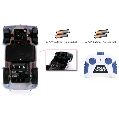 Coche Radio Cotrol R2-D2 VW Beetle Star Wars Escala 1:32 