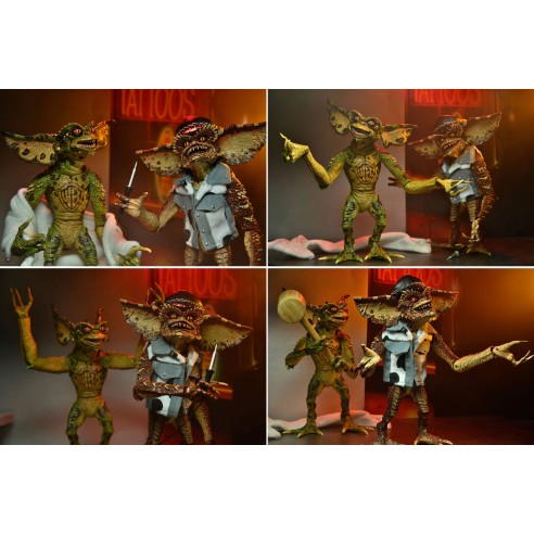 Pack de 2 Figuras Tattoo Gremlins 18 cm