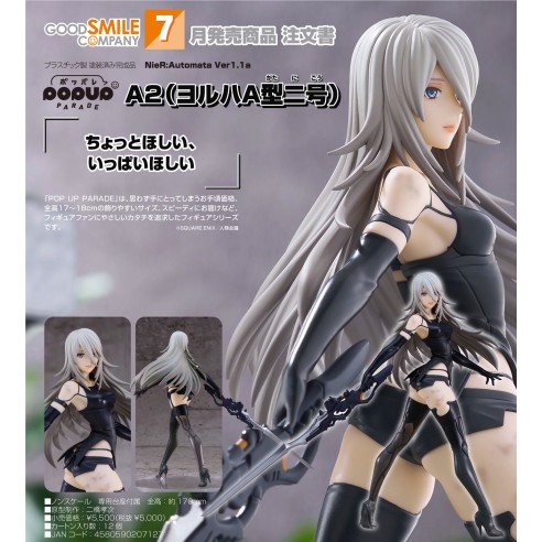 Figura Nier Automata Ver.1.1A  A2 Yorha Pop Up Parade 17 cm