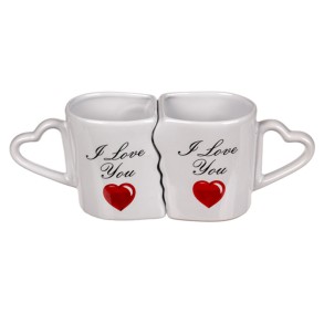Taza Doble I Love You