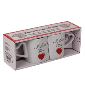 Taza Doble I Love You 2