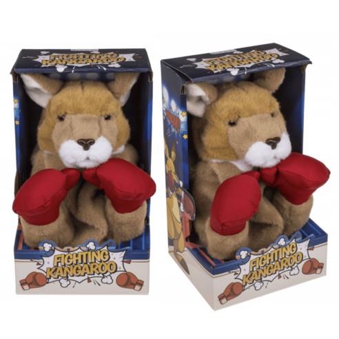Canguro Boxeador de Felpa con Sonido