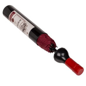 Paraguas Plegable Botella de Vino