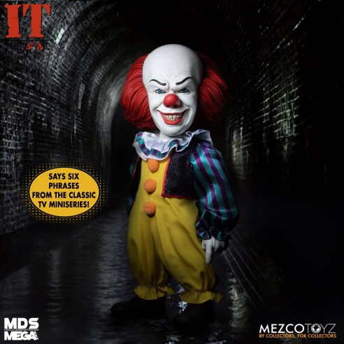 Muñeco Stephen King's It 1990 MDS Deluxe Pennywise 38 cm