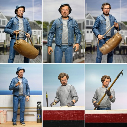 Figura Tiburón Matt Hooper Amity Arrival 50th Aniversario 18 cm
