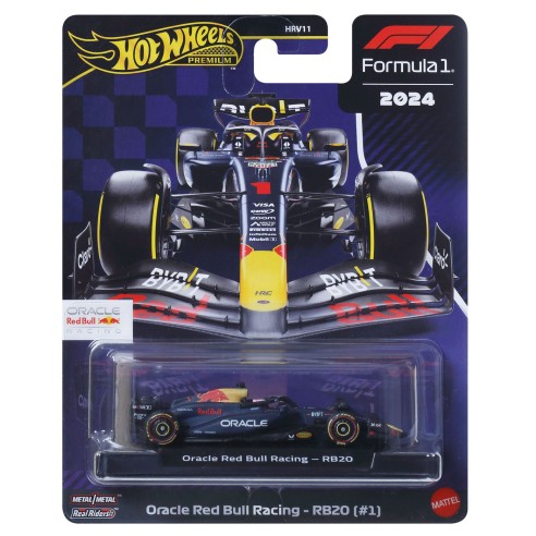 Coche Fórmula 1 Oracle Red Bull Racing RB20 (nº1) - Max Verstappen 2024 - Escala 1:64