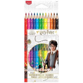 Set 12 Lápices Colores Harry Potter