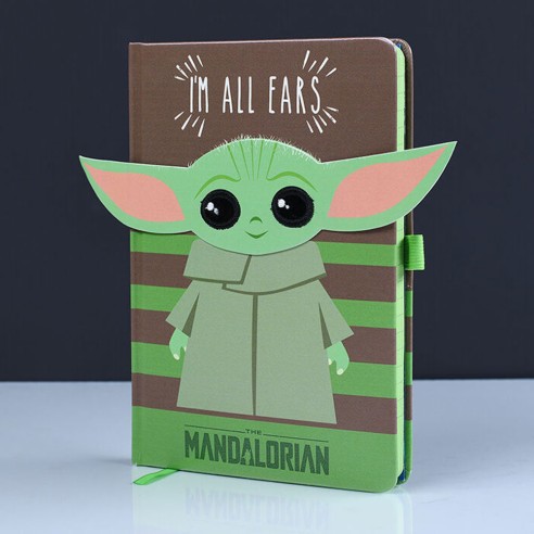 Cuaderno Premium Mandalorian I'm All Ears Verde
