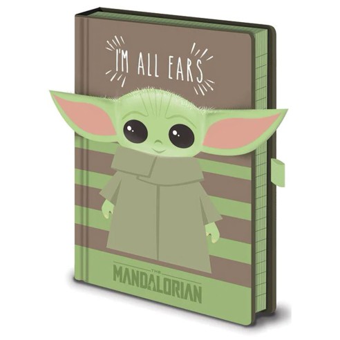 Cuaderno Premium Mandalorian I'm All Ears Verde