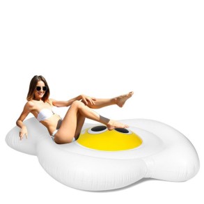 Flotador Tumbona Hinchable Huevo Frito