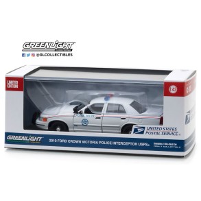 Ford Crown Victoria Police Interceptor del Correo Postal USPS Escala: 1:43 2