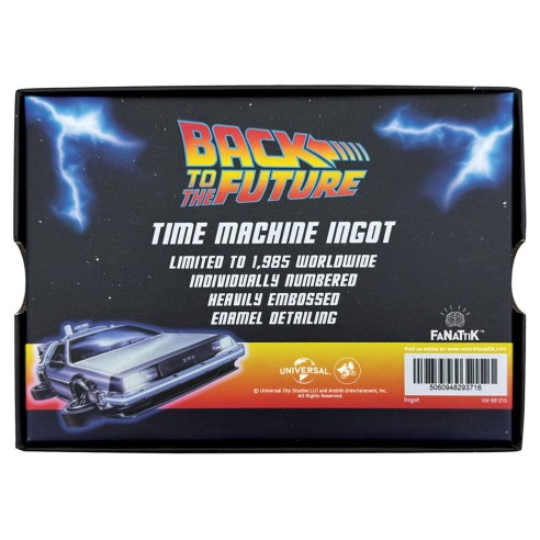 Lingote Regreso al futuro 40th Aniversario Time Circuits