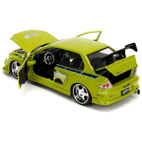Coche Fast & Furious - Mitsubishi Lancer Evolution VII de Brian Escala 1:24