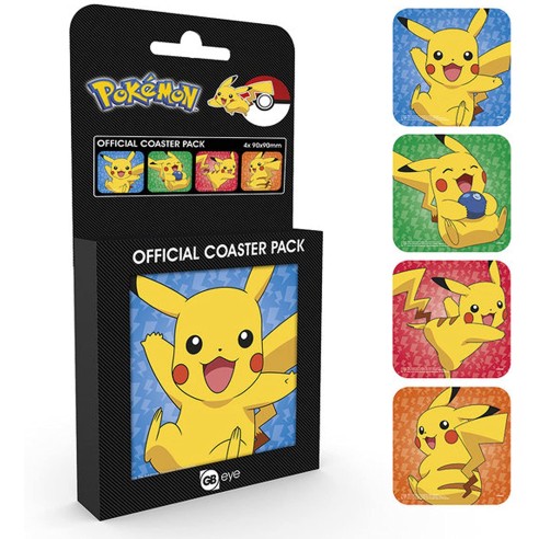 Set 4 Posavasos Pokemon
