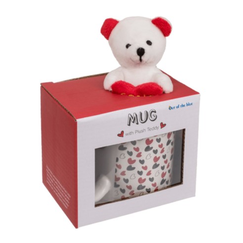 Taza con Corazones y Oso Teddy