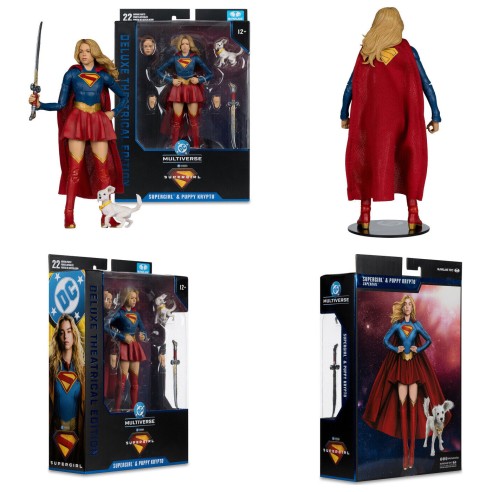 Figura Supergirl & Kripto Deluxe Theatrical Edition 18 cm