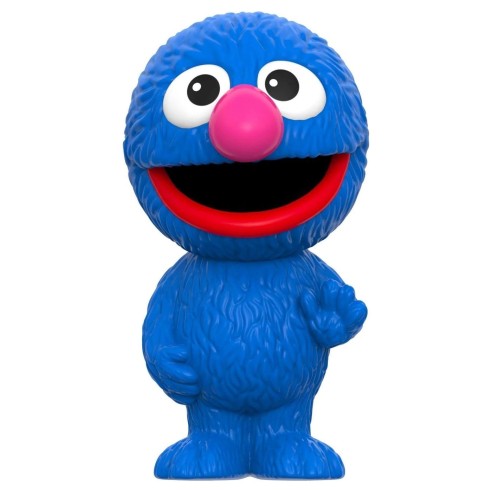 Figura Barrio Sésamo ¡Diversión! - Grover - Super Coco 18 cm