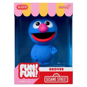 Figura Barrio Sésamo ¡Diversión! - Grover - Super Coco 18 cm 2