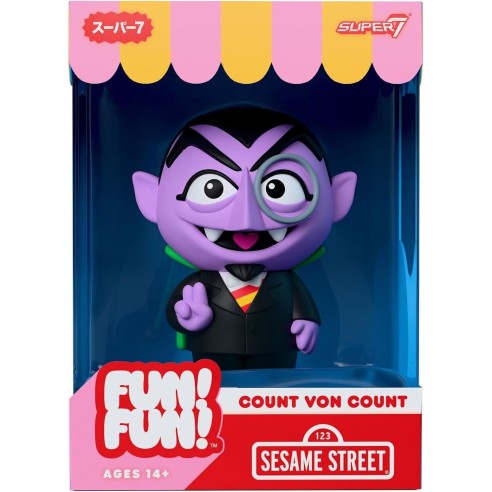 Figura Barrio Sésamo ¡Diversión! Count von Count - Conde Draco 18 cm