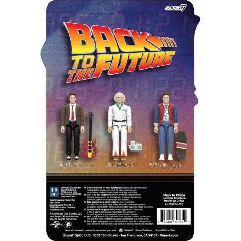 Figura Regreso al Futuro Figura ReAction+ Marty McFly 1955 - 4 cm