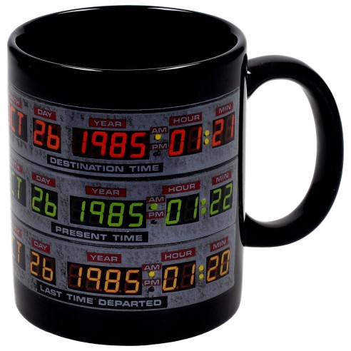 Taza Pantalla Delorean Regreso al Futuro