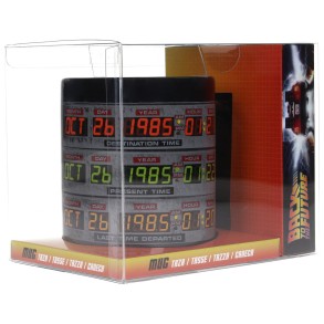 Taza Pantalla Delorean Regreso al Futuro 2