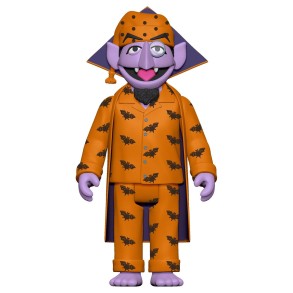 Figura Barrio Sésamo ¡Diversión! - Count Von Count en Pijama - Conde Draco -10 cm
