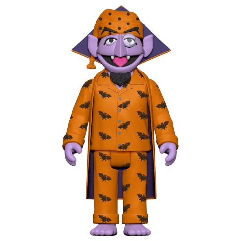 Figura Barrio Sésamo ¡Diversión! - Count Von Count en Pijama - Conde Draco -10 cm