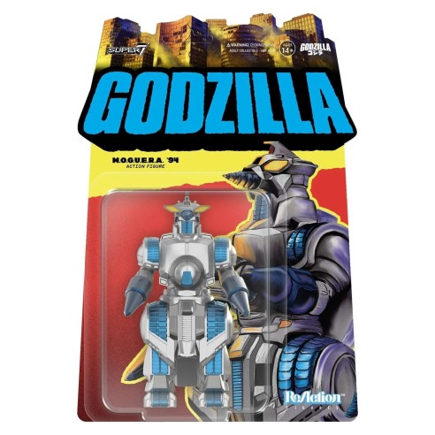 Figura Godzilla de ReAction de Toho, Wave 09 - M.O.G.U.E.R.A. 10 cm