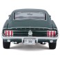 Coche Ford Mustang 1967  GTA Fastback Verde Metalizado Escala 1:18