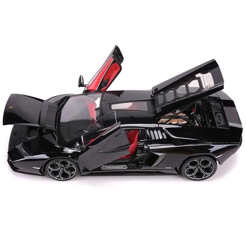 Coche Lamborghini Countach LPI 800-4 2022 - Negro Metalizado Escala 1:18