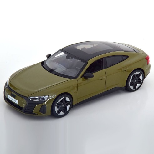 Coche Audi GT RS E-Tron 2021 Verde Oliva Escala 1:25