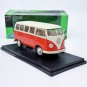 Furgoneta Volkswagen 1963 - T1 Classical Microbus Rojo/Blanco Escala 1:18