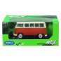 Furgoneta Volkswagen 1963 - T1 Classical Microbus Rojo/Blanco Escala 1:18
