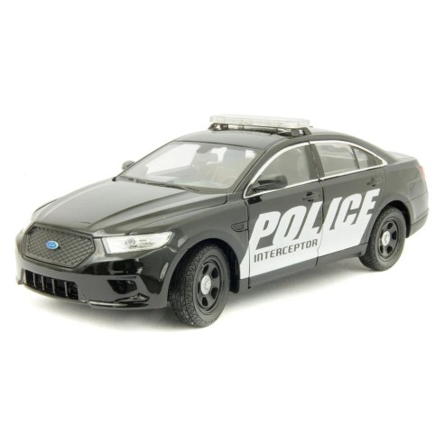 Coche Ford Police 2013 Interceptor Negro Escala 1:24