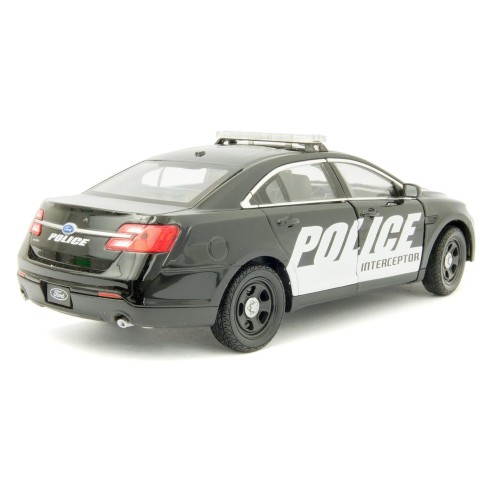 Coche Ford Police 2013 Interceptor Negro Escala 1:24