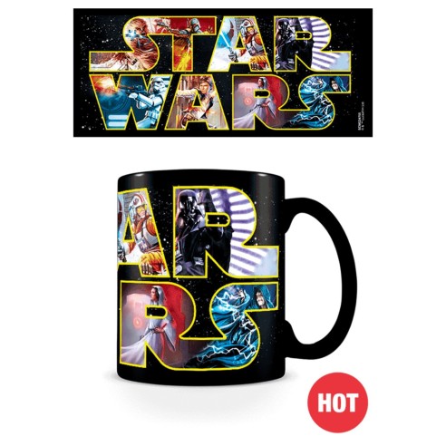 Taza Cambio Color Logo Star Wars