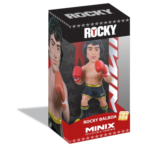 Figura Minix Rocky Balboa 12 cm version Chase Guantes Dorados