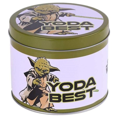 Lata Regalos con Taza + Posavasos Star Wars Yoda Best