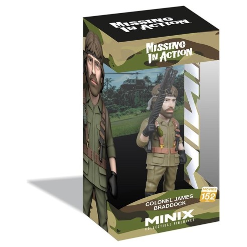 Figura Minix Desaparecido en Combate Coronel James Braddock Chuck Norrys 12 cm