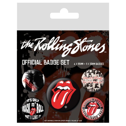 Juego de chapas The Rolling Stones Clásicos